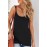 Black Knitted Tank Top